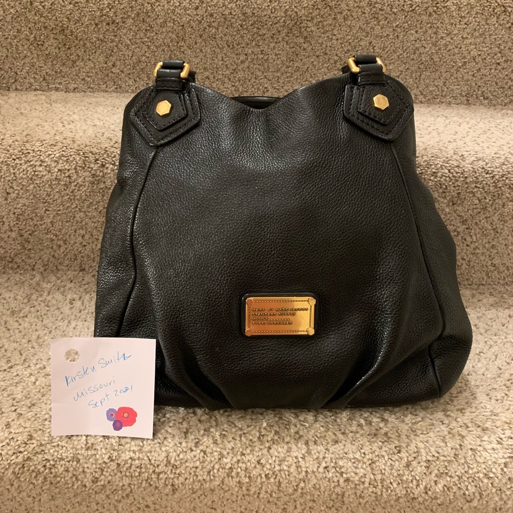 Marc by Marc Jacobs Classic Q Fran Black w gold